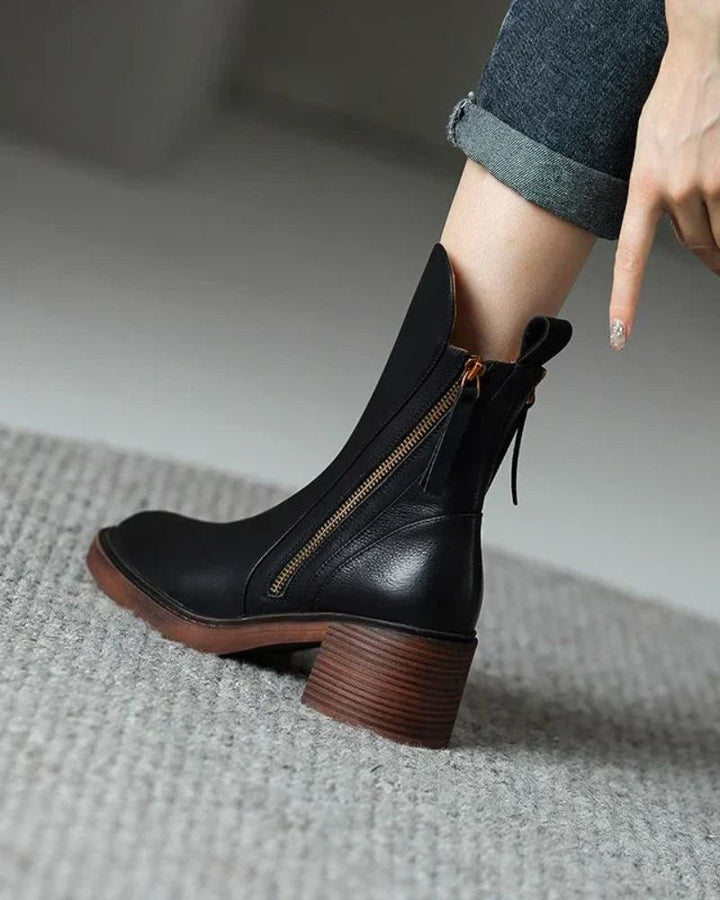 Elsa - Ankle Boots with Comfortable Heel