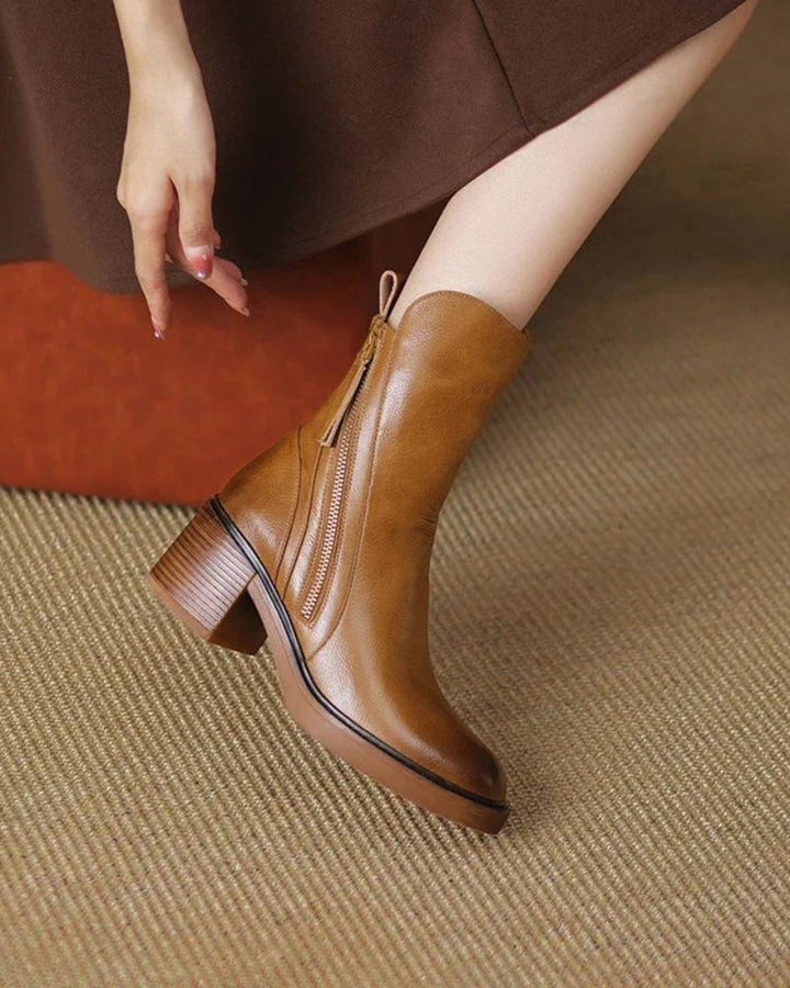 Elsa - Ankle Boots with Comfortable Heel