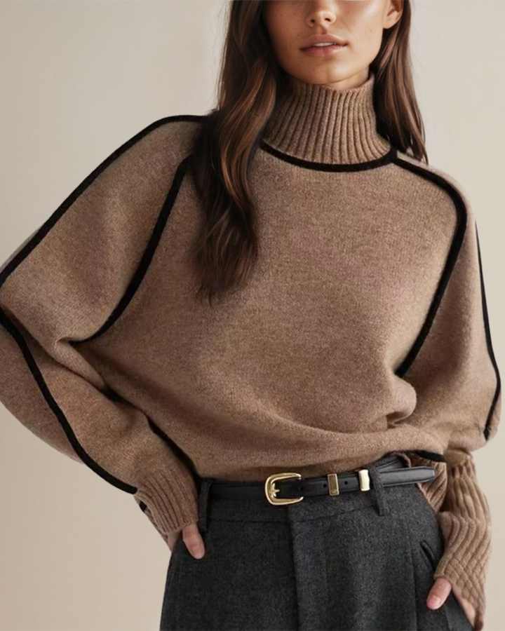 Jane - Sophisticated Turtleneck Sweater for Winter