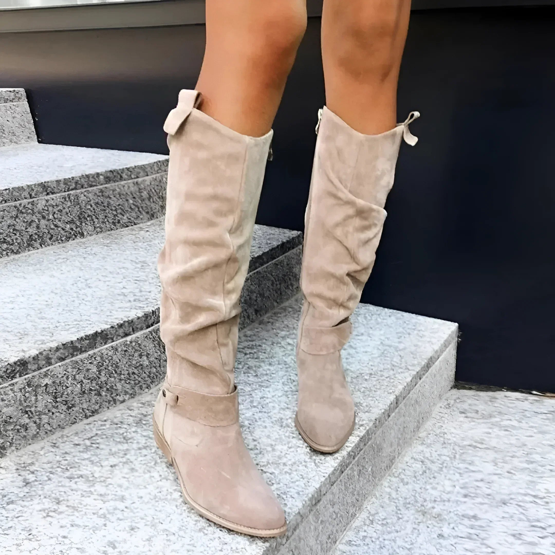 Reverie - Stylish Suede Knee Boots