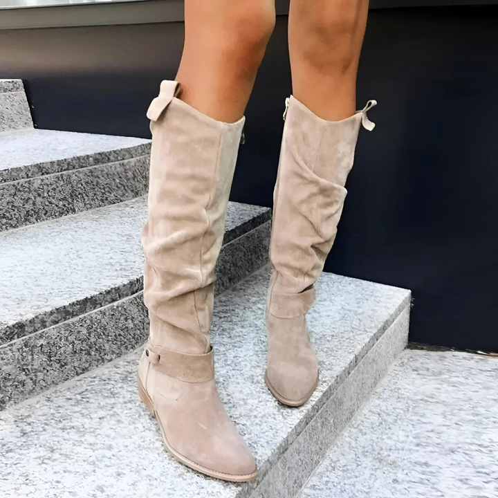 Reverie - Stylish Suede Knee Boots