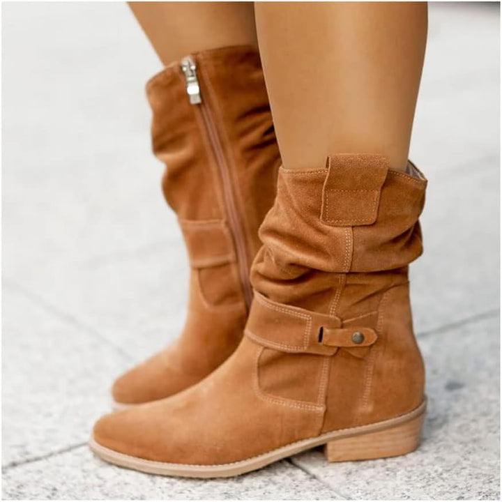 Reverie - Stylish Suede Knee Boots