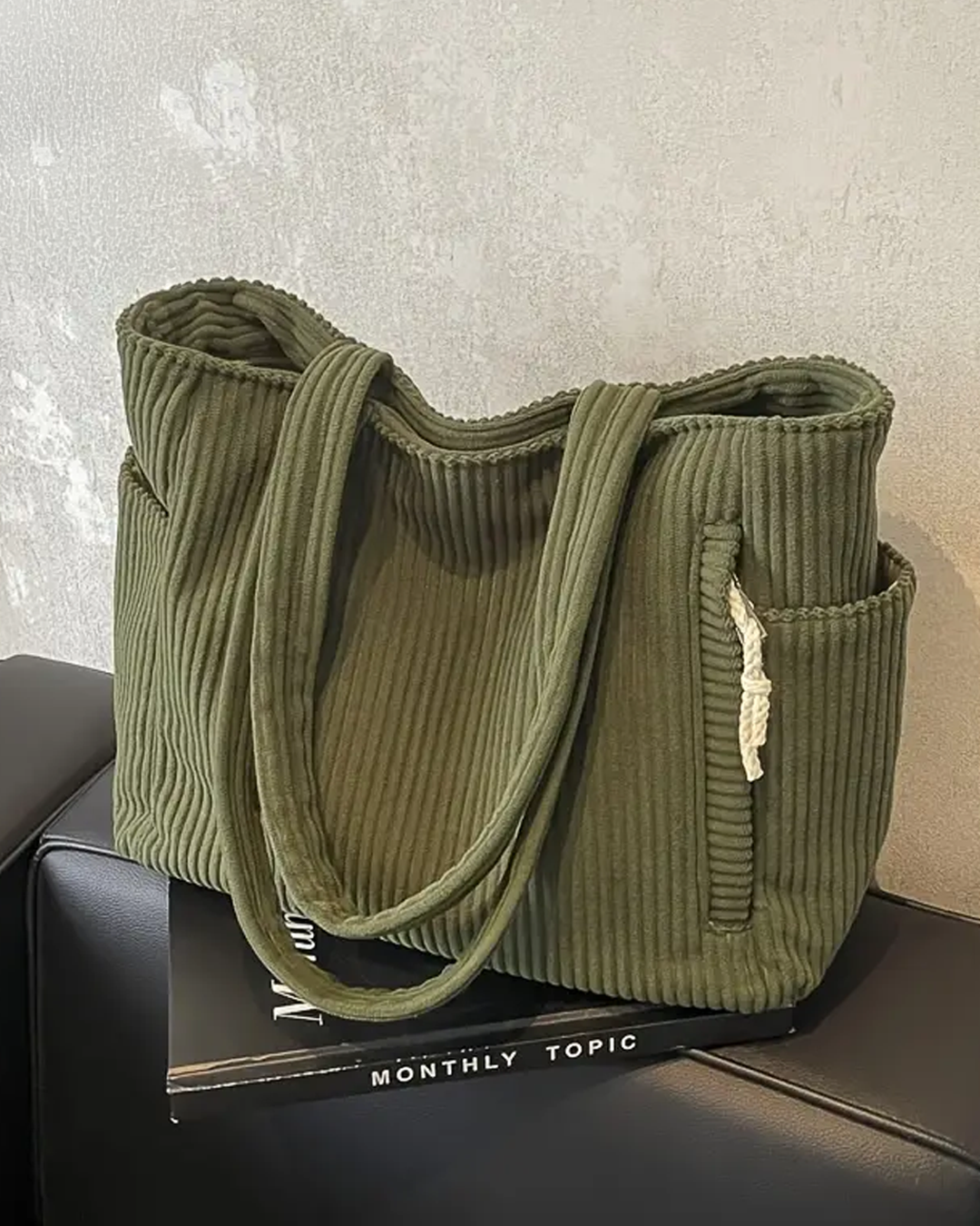 Avelora™ | Ribbed Tote Bag
