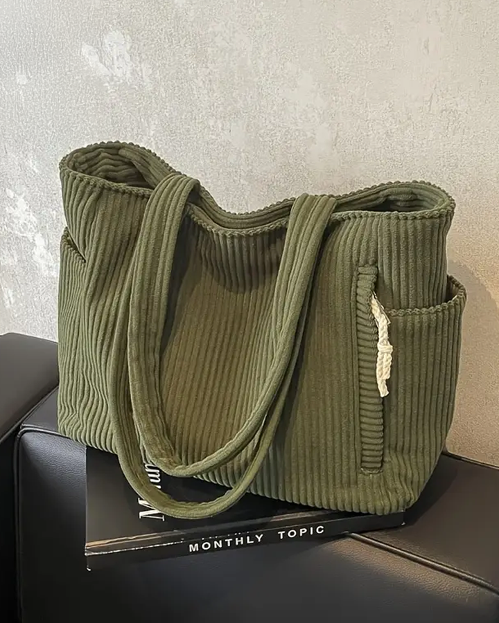 Avelora™ | Ribbed Tote Bag