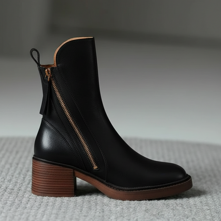 Elsa - Ankle Boots with Comfortable Heel