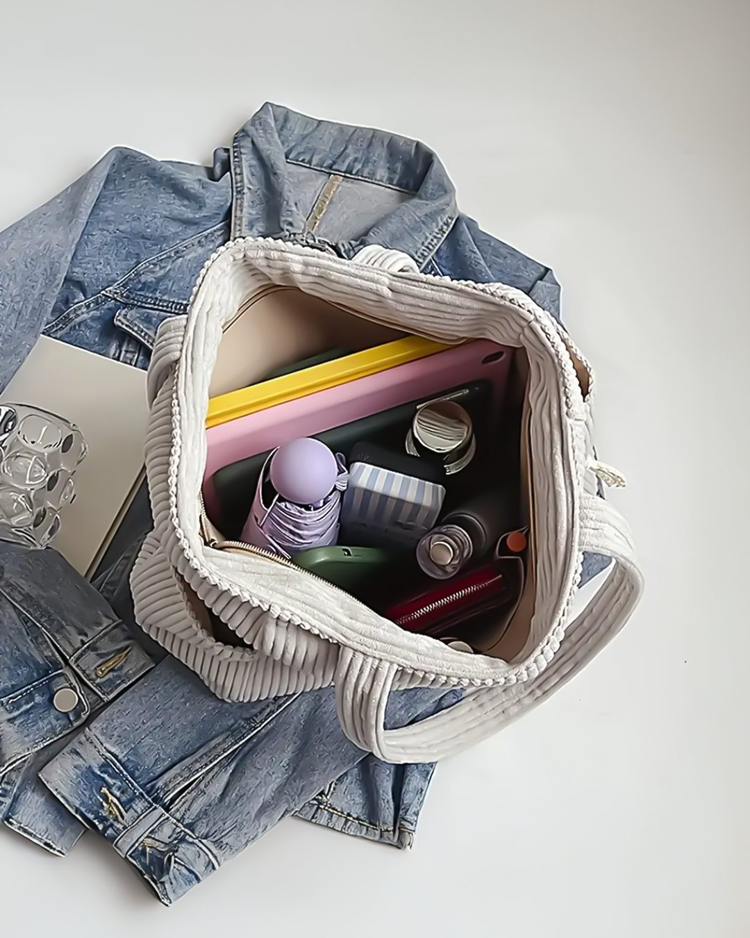 Avelora™ | Ribbed Tote Bag