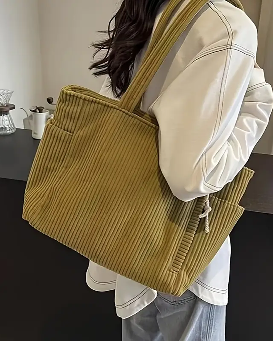 Avelora™ | Ribbed Tote Bag