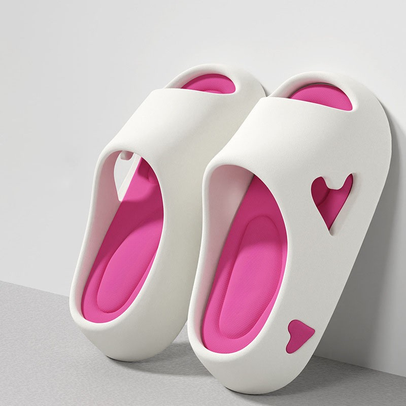 Sofia - Lightweight Heart Design Flip Flops
