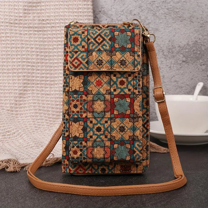Julia - Boho floral crossbody wallet for women