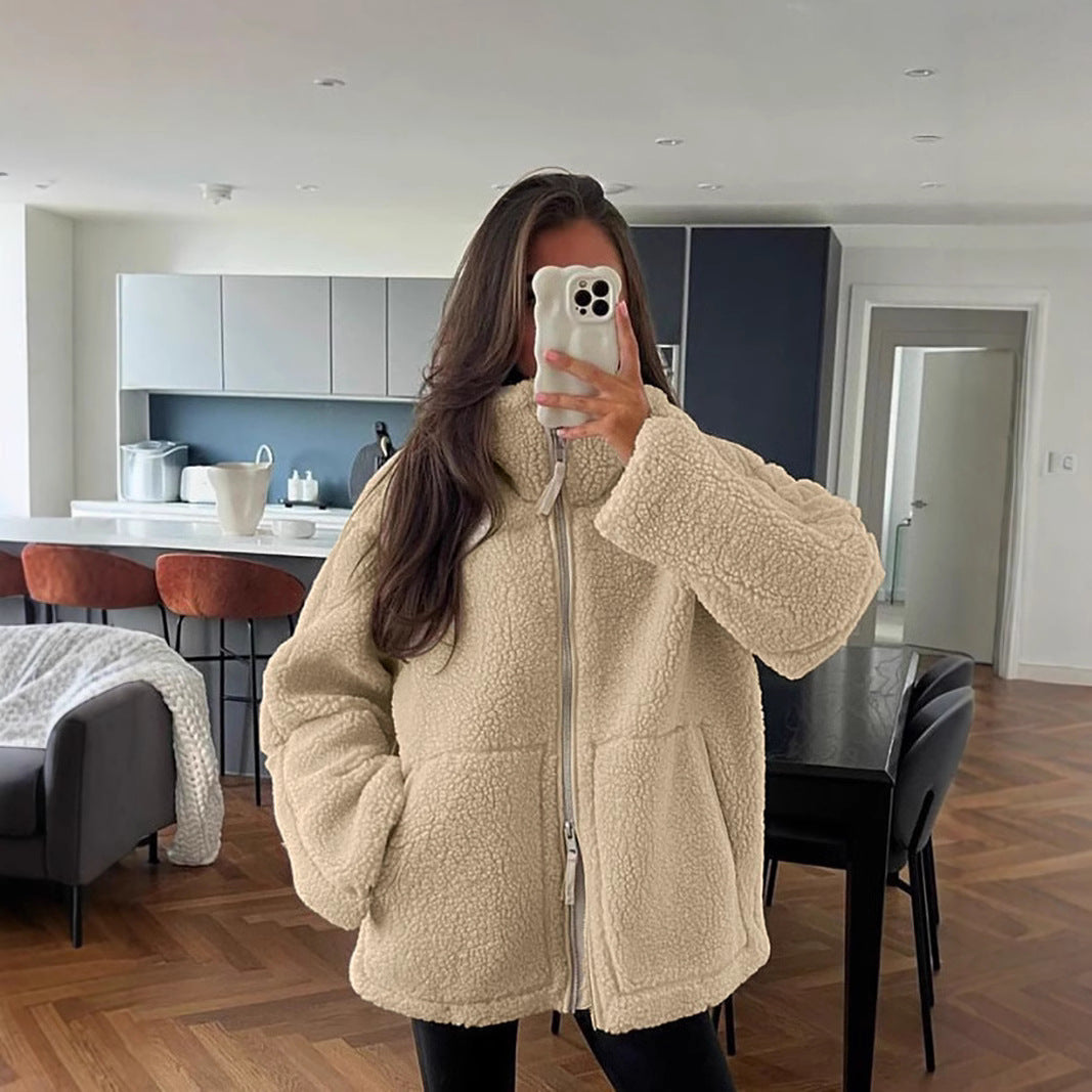 Amara™ – Soft Teddy Coat