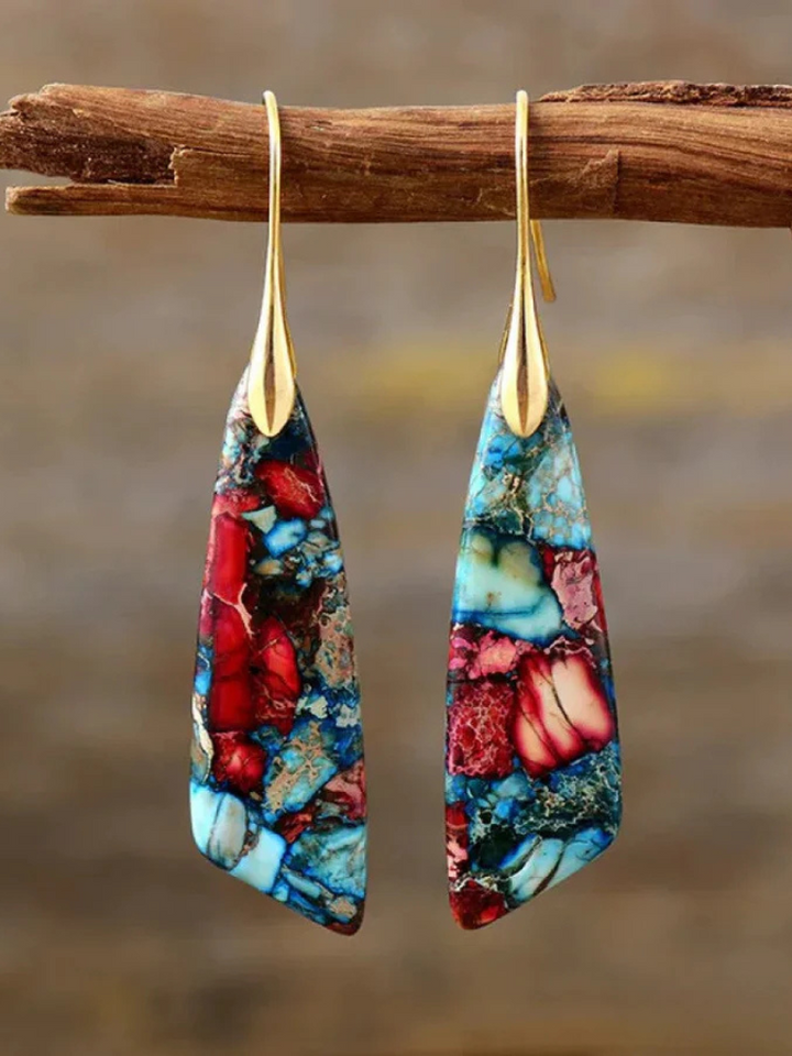 AMALIA MOSAIC GEMSTONE EARRINGS
