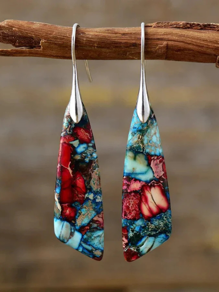 AMALIA MOSAIC GEMSTONE EARRINGS