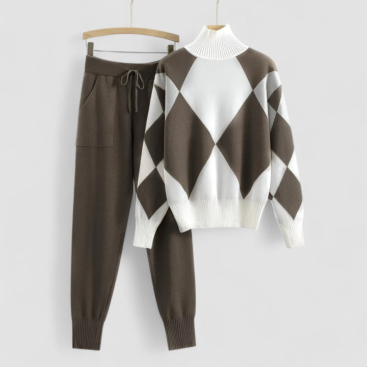 Florine | Warm Set With High Collar