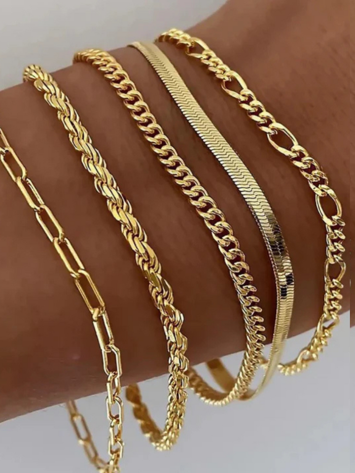 FIORA CHAIN BRACELET SET