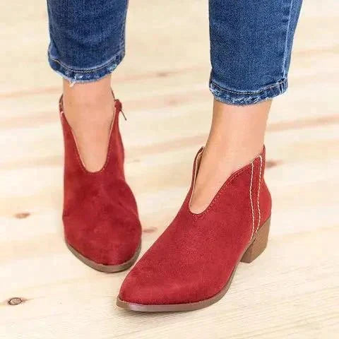 Quest - Stylish Zipper Casual Ankle Boots