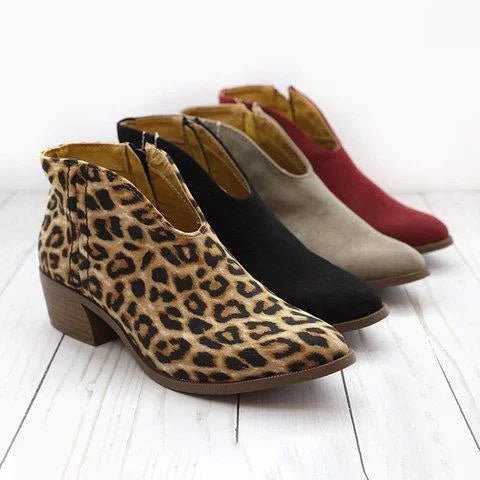 Quest - Stylish Zipper Casual Ankle Boots
