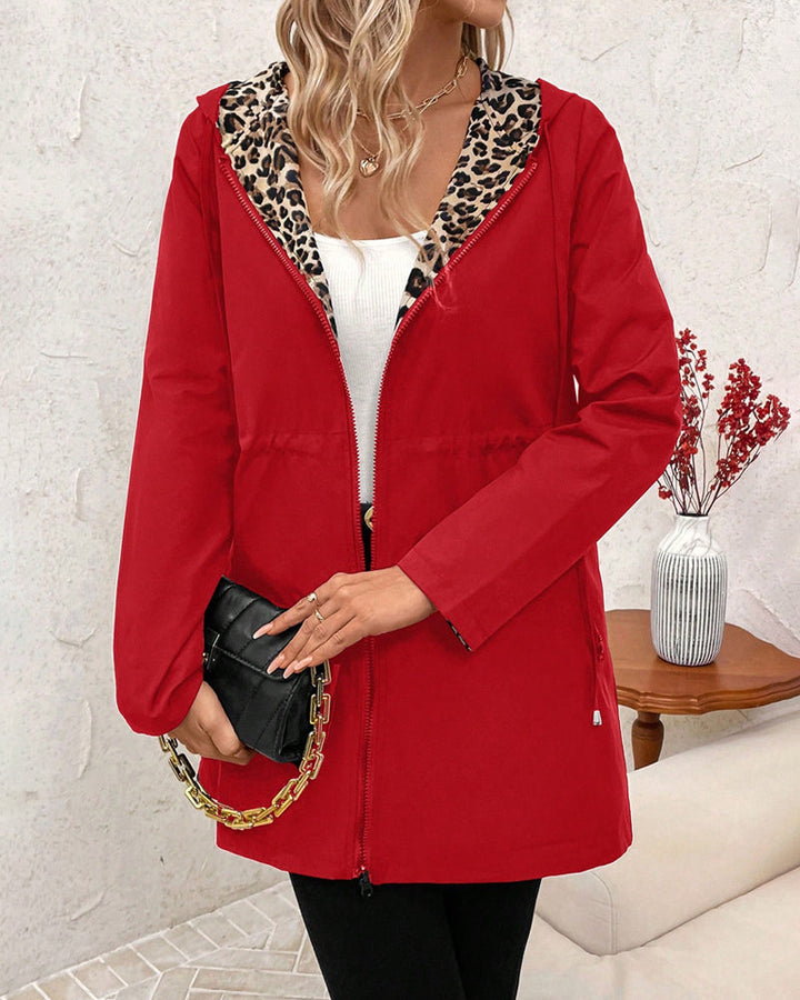 Jenn - Reversible Leopard Print Cardigan